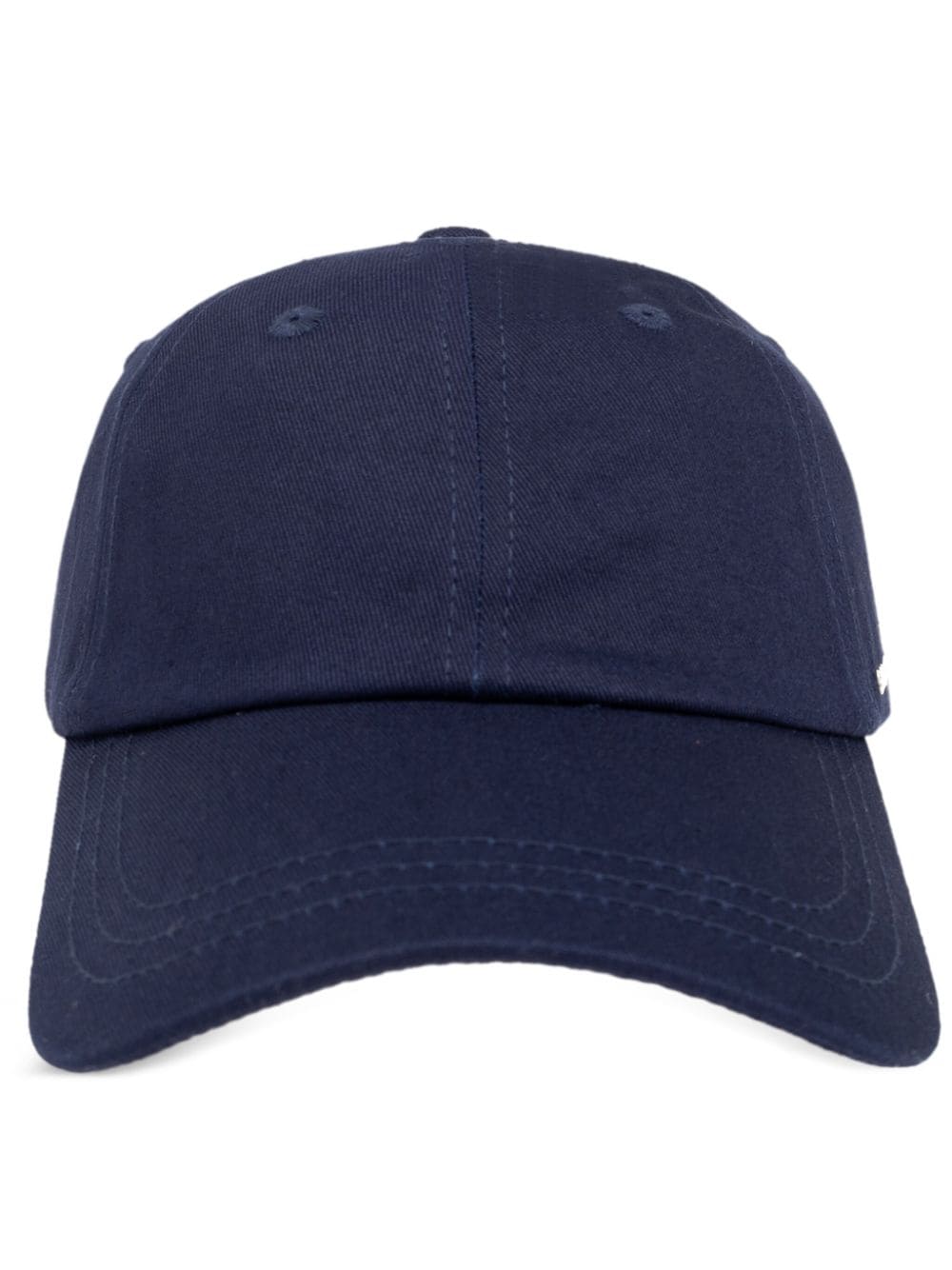SAMSOE SAMSOE logo-embroidered denim hat - Blu