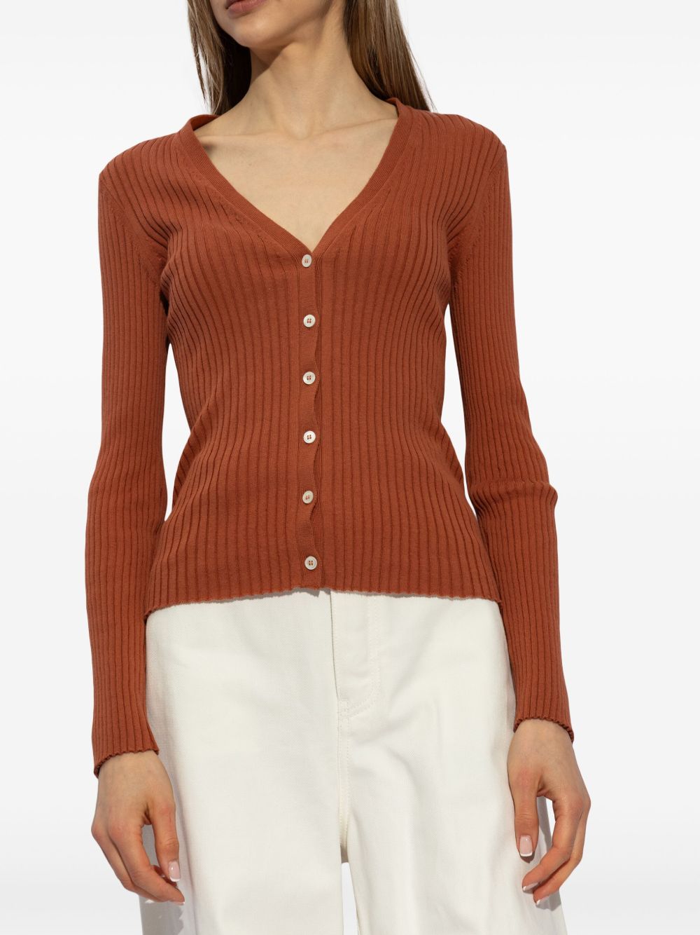 A.P.C. v-neck organic cotton cardigan Women