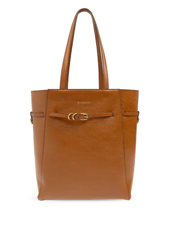 Givenchy Small Voyou Leather Tote Bag Brown FARFETCH CA