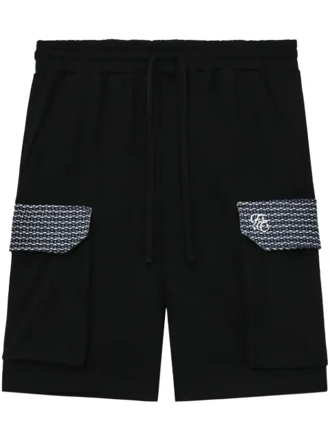 FIVE CM tweed-detailing cotton shorts