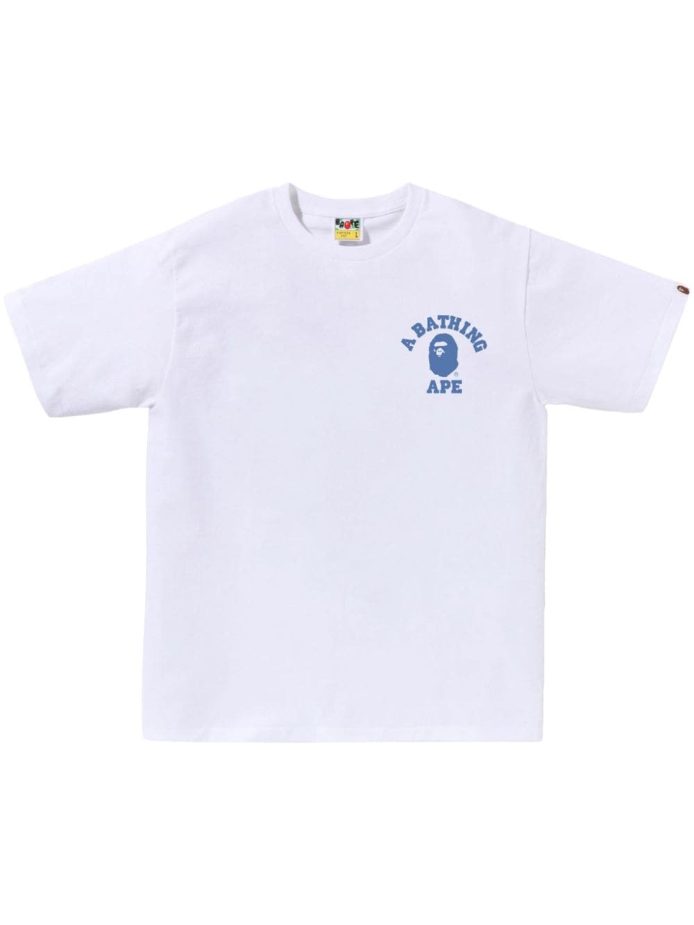 A BATHING APE Color Camo cotton T-shirt Wit