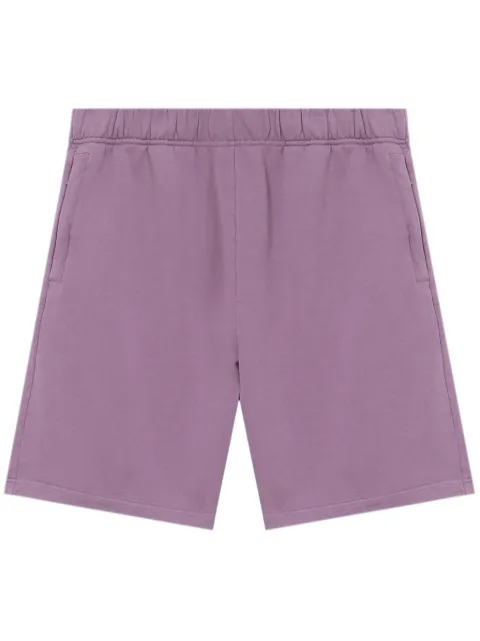 CHOCOOLATE logo-appliqué track shorts