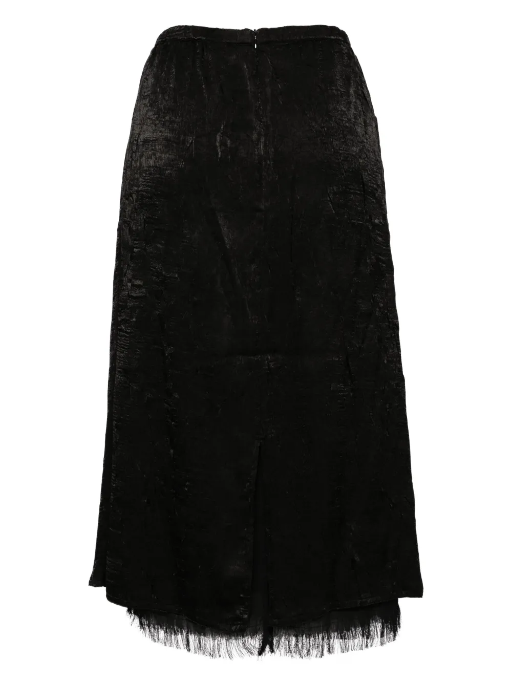 toutacoup tout a coup Fluwelen midi-rok - Zwart