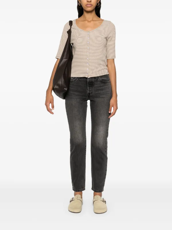 Levi's 501 Straight Jeans | Black | FARFETCH RO