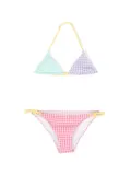 MC2 Saint Barth Kids Holly colour-block bikini set - Pink