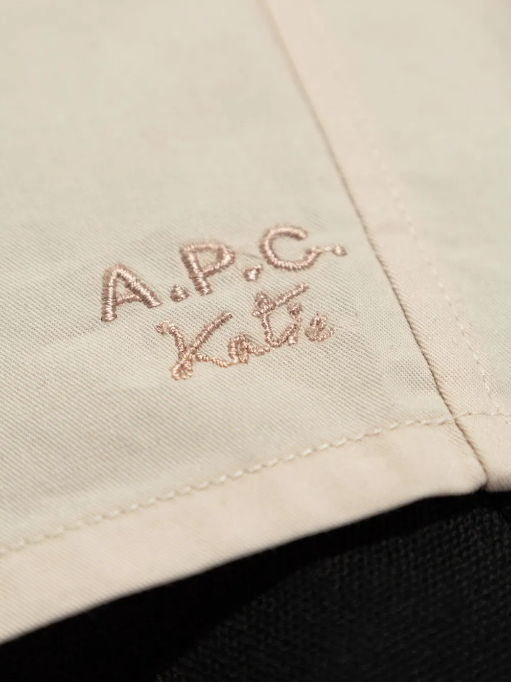 帽子 A.P.C. Logo Embroider Cotton Poplin Cap A.P.C. Logo Embroider Cotton Poplin Cap