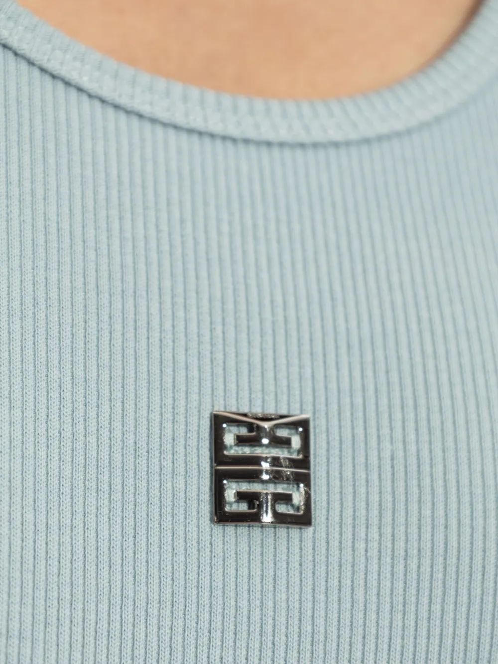 Givenchy Jurk met 4G plakkaat Blauw