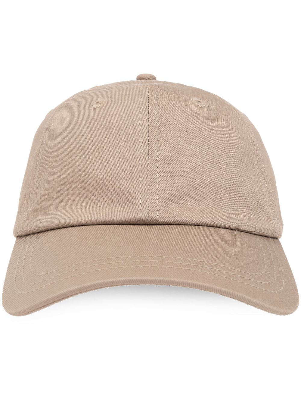 Samsoe & Samsoe Logo-embroidered Denim Hat In Brown