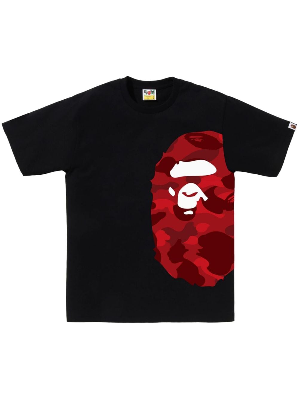 A BATHING APE Big Ape Head cotton T-shirt Zwart
