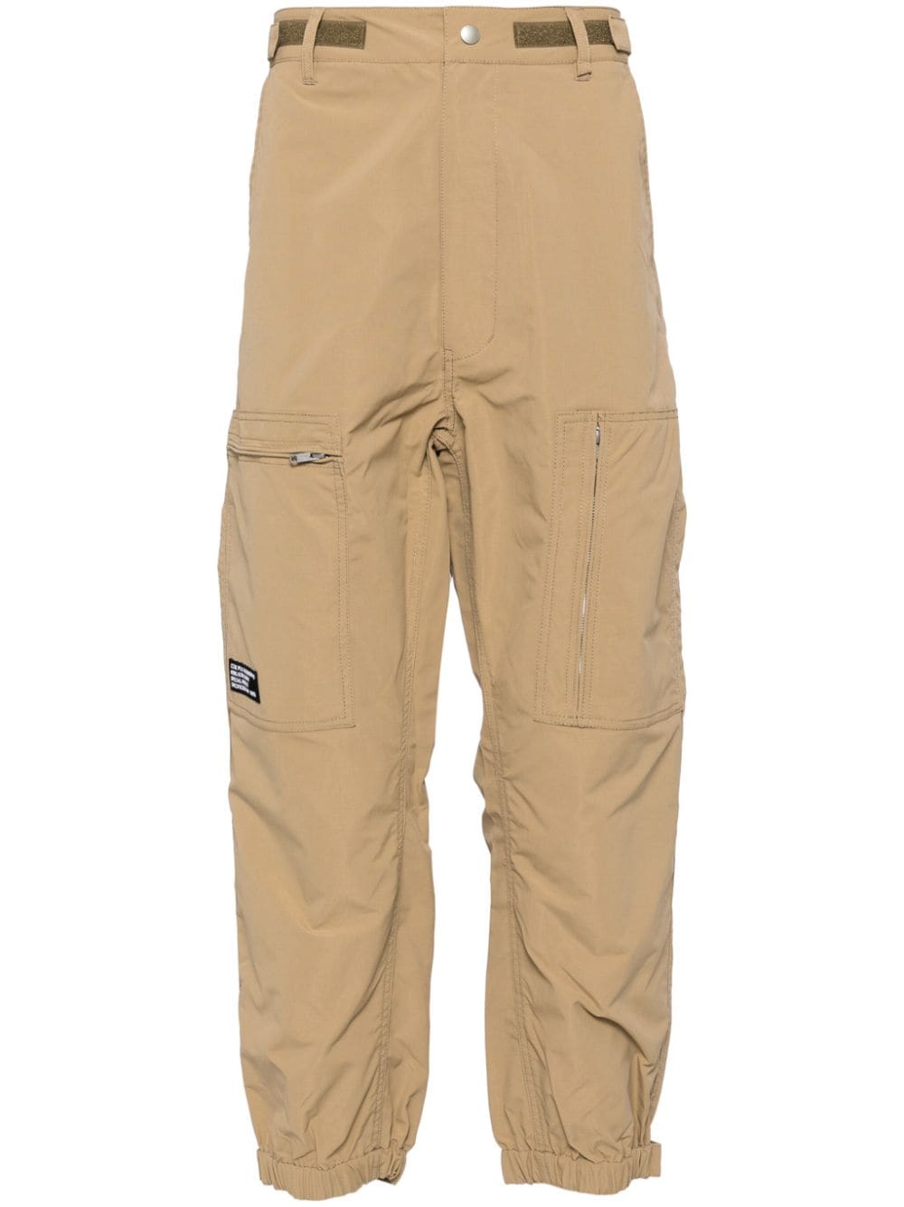 Izzue Tapered-leg Cargo Trousers In Brown