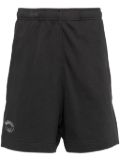 izzue elasticated waist cotton shorts - Grey