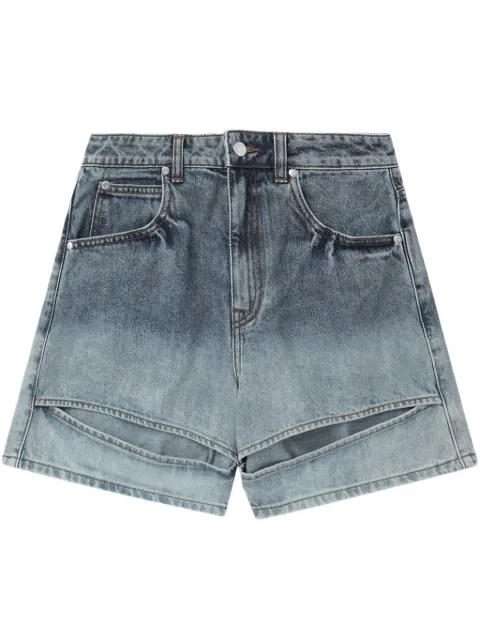 izzue logo-patch cotton shorts 