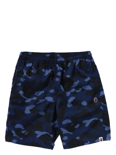 A BATHING APE® camouflage-pattern swim shorts