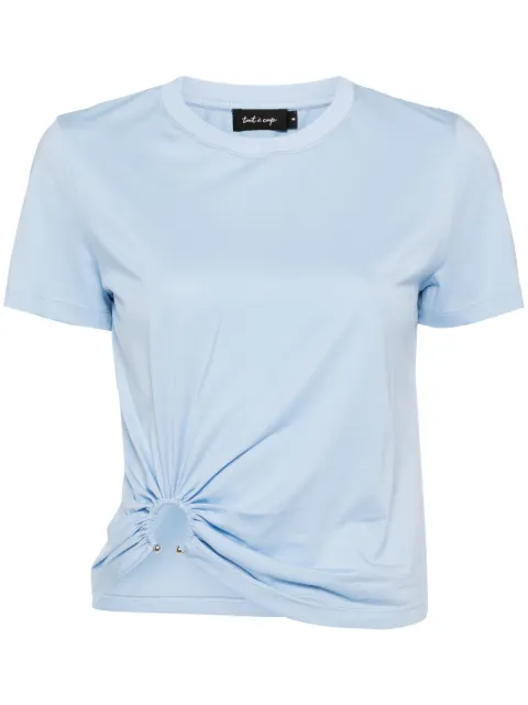 tout a coup T-shirt met gesmockt detail
