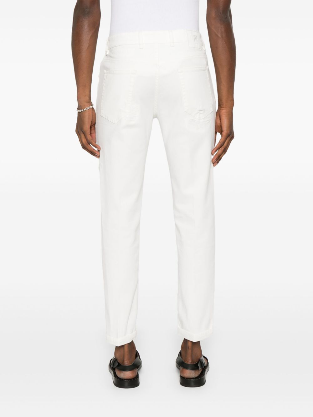 Shop Pt Torino Reggae Slim-fit Jeans In White