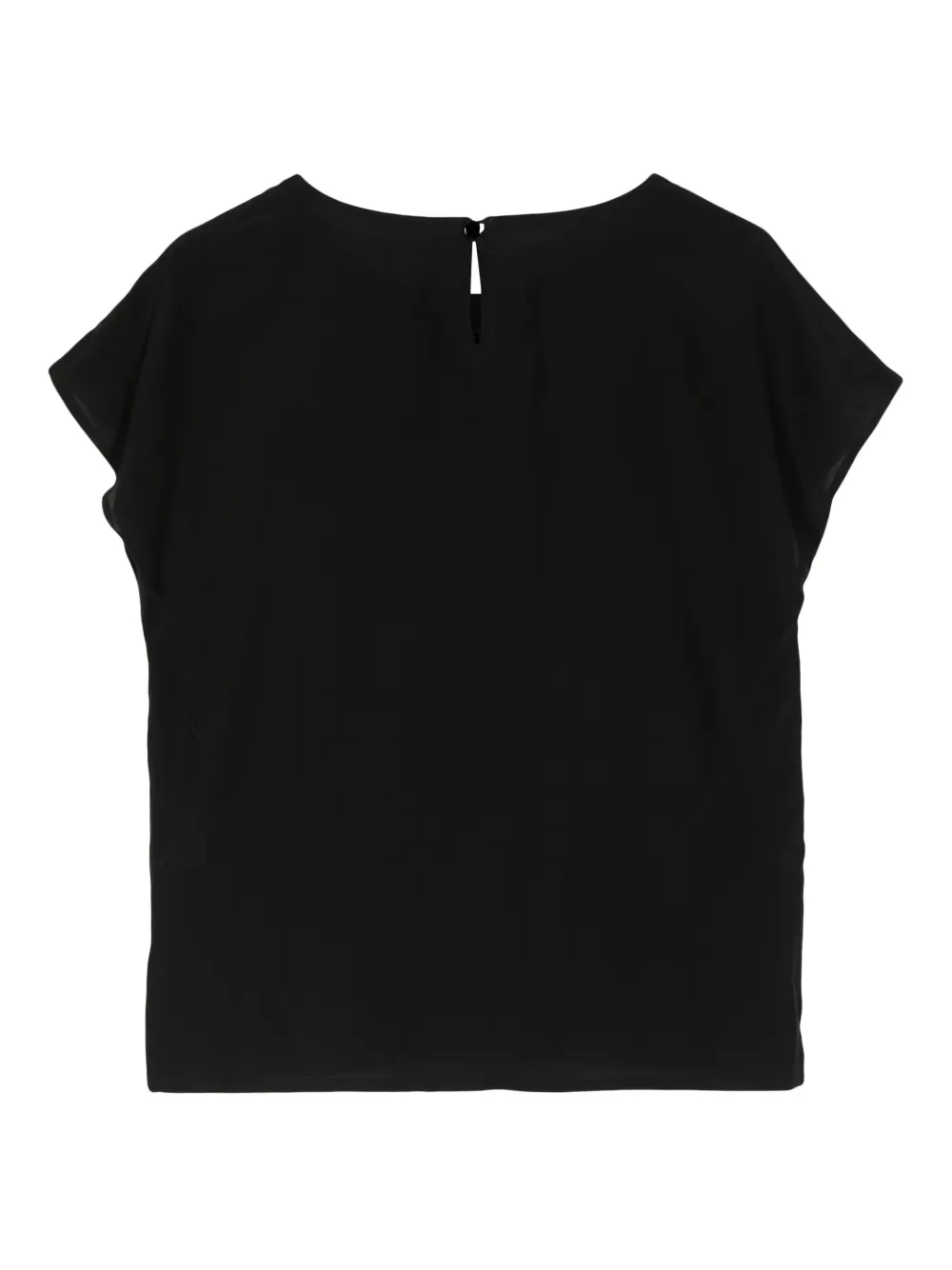 Christian Dior Pre-Owned 2006 logo-appliqué silk blouse - Zwart