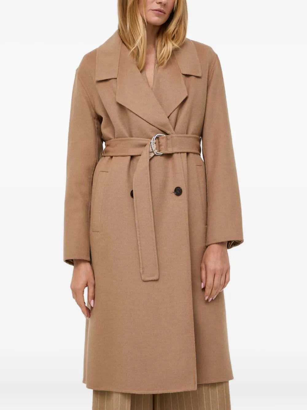 BOSS belted double-breasted coat | Neutrals | Image 1