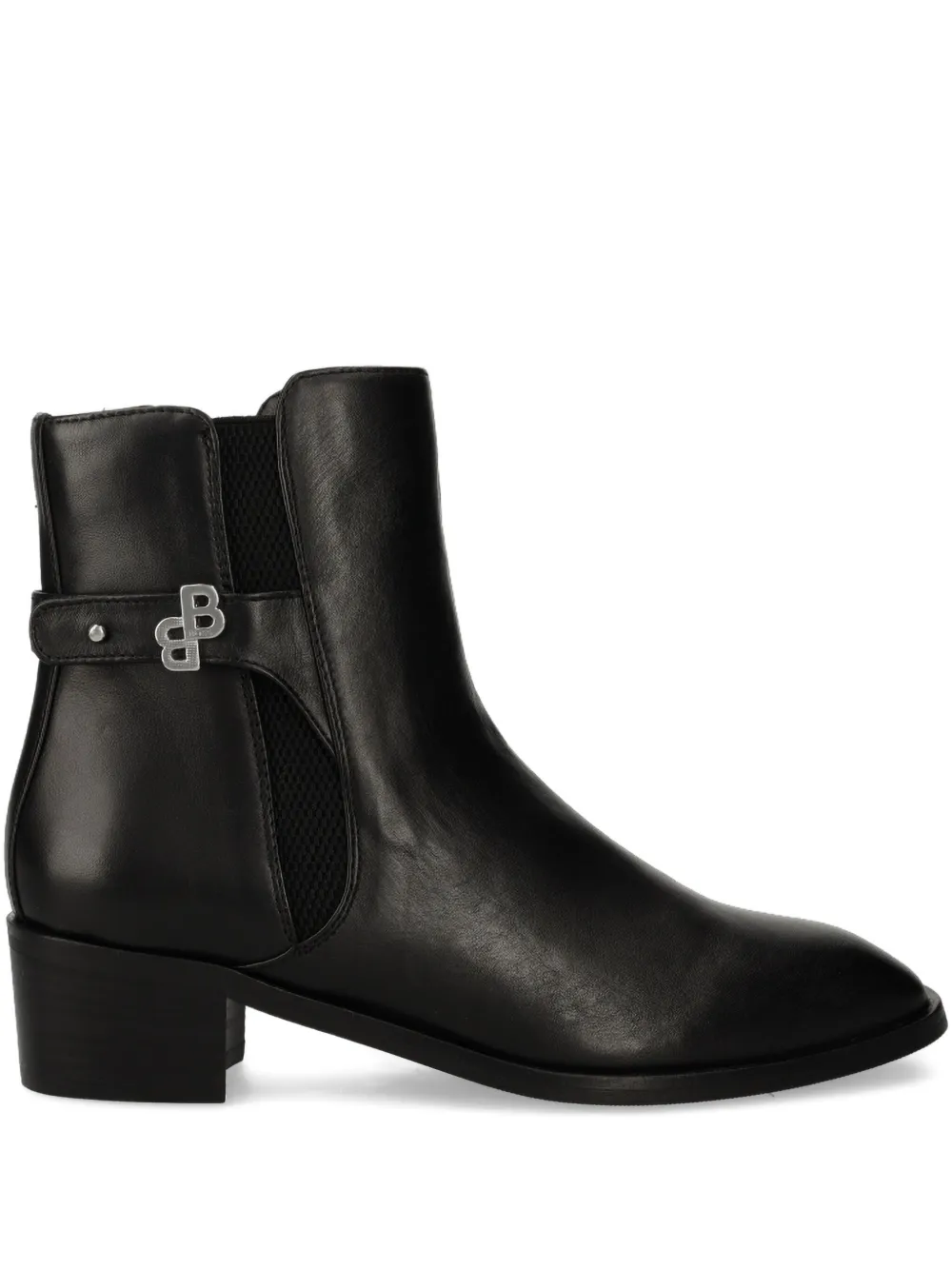 Hugo Boss Zip-fastening Ankle Boots In Black
