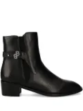 BOSS zip-fastening ankle boots - Black