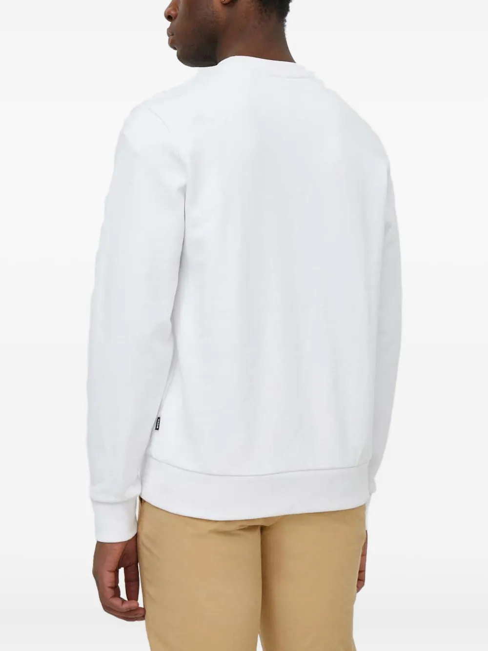 Hugo Boss Graphic-print Sweatshirt In White