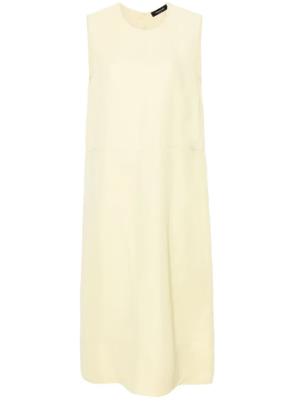 knee length dresses for ladies Sleeveless Linen Shift Dress main image 1