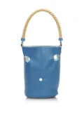 Hermès Pre-Owned 2005 Clemence Mangeoire PM bucket bag - Blue