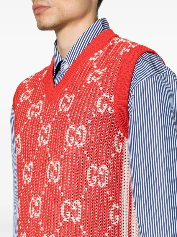 OLD GUCCI 70〜80s knit vest 48サイズ OLD GUCCI 70〜80s knit vest 48サイズ - メルカリ