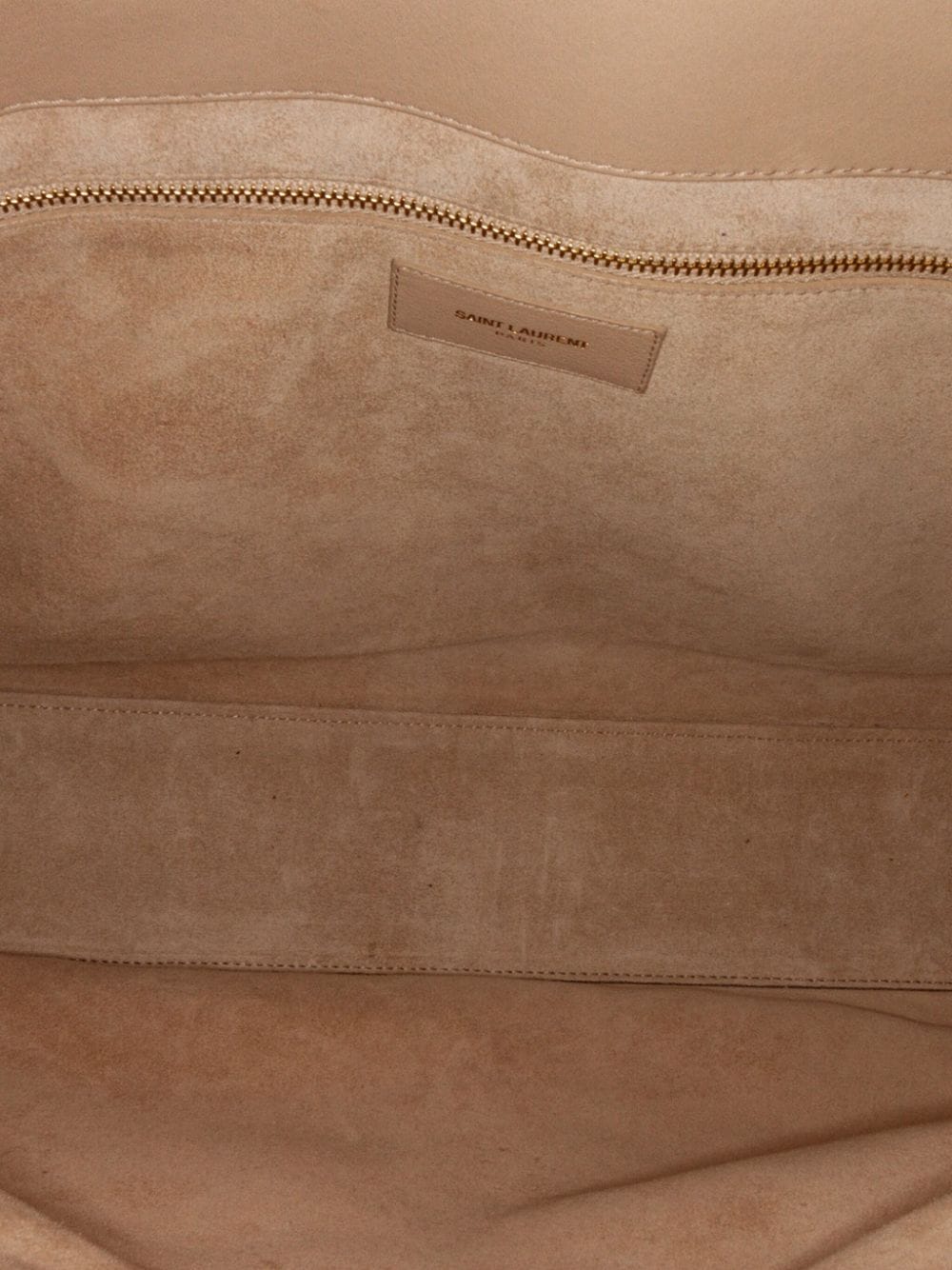 Pre-owned Saint Laurent 2013-present Large East/west Shopping Tote Bag In Brown
