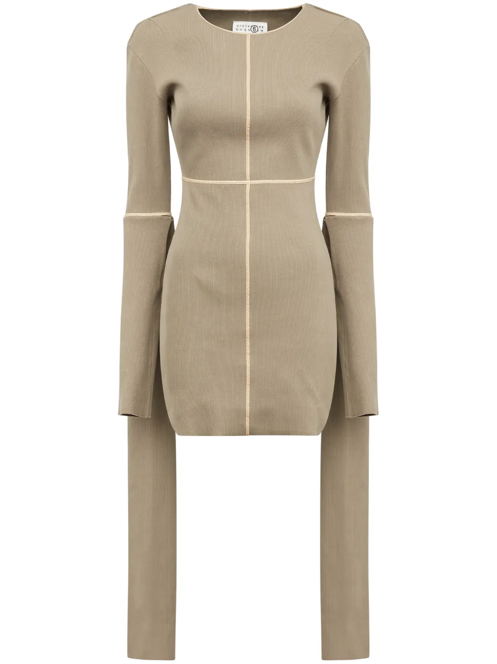 MM6 Maison Margiela Abito corto - Toni neutri