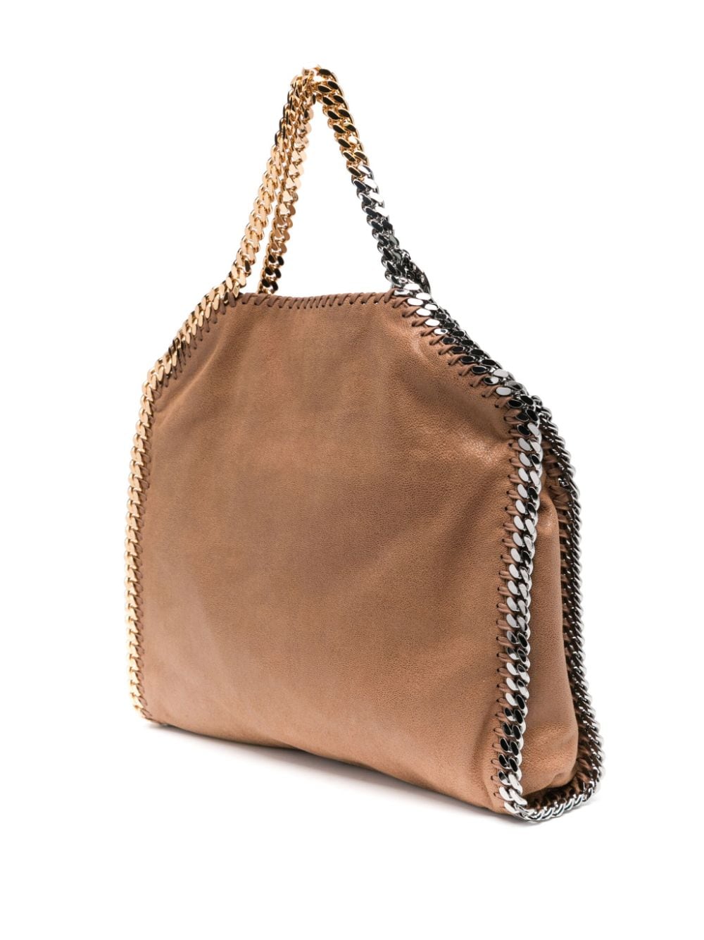 Shop Stella Mccartney Falabella Tote Bag In Brown