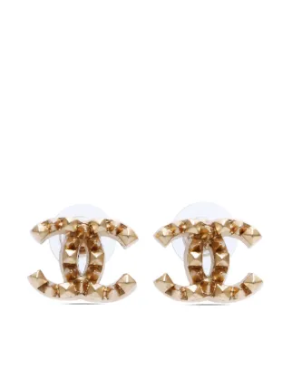 CHANEL シャネル スタッズ ピアス 2003年モデル - メルカリ｜ピアス(両 