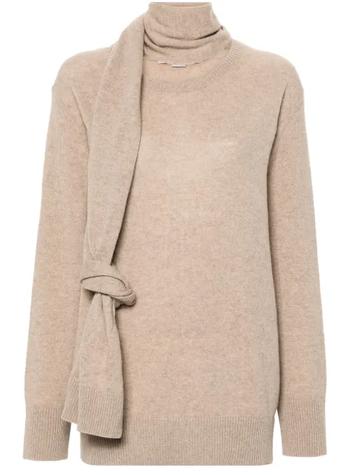 Pull à détail de ceinture - Stella McCartney - Modalova