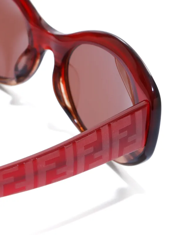 Fendi sunglasses red on sale