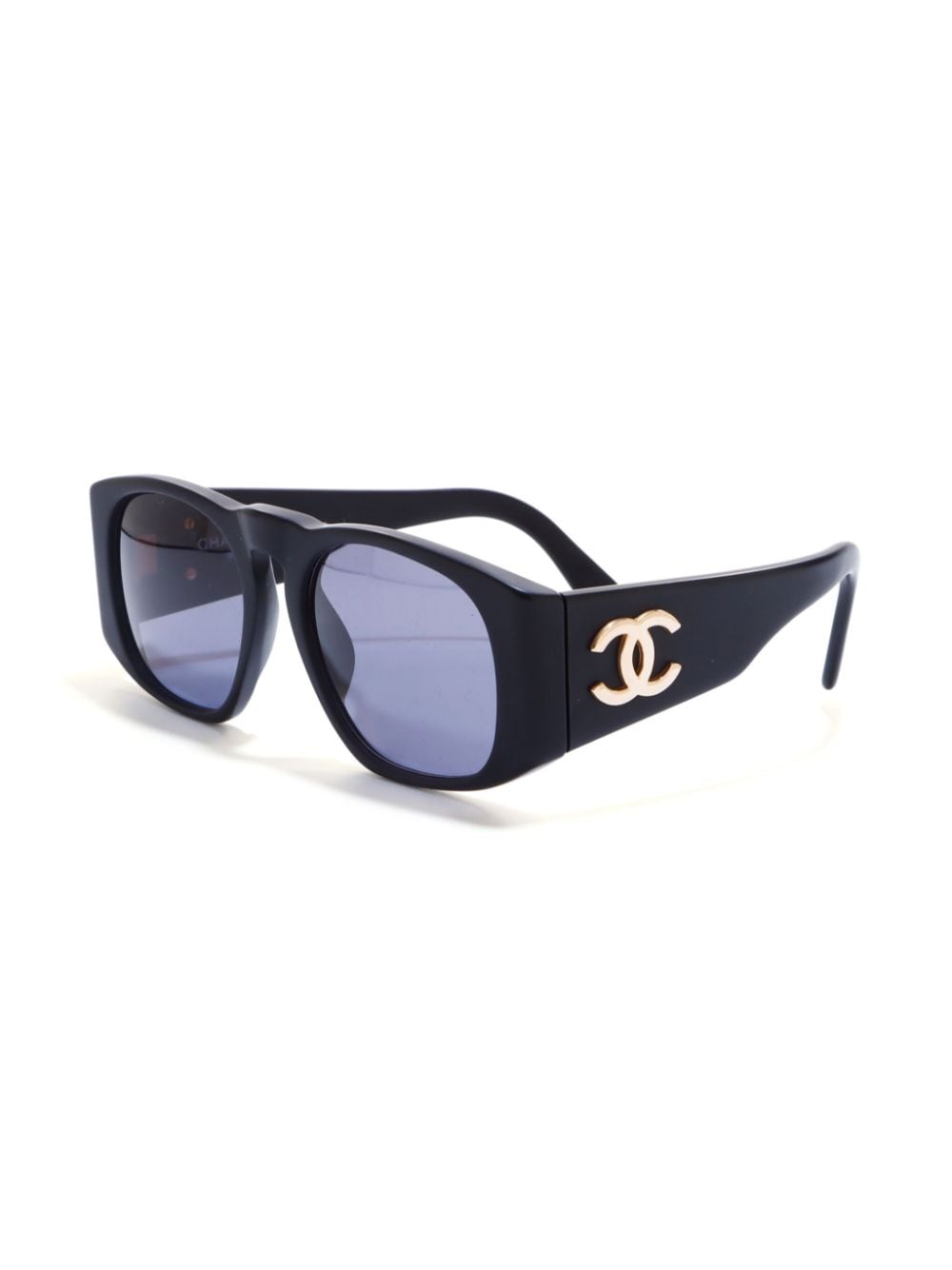 CHANEL Pre-Owned 2000s CC Mark sunglasses - Zwart