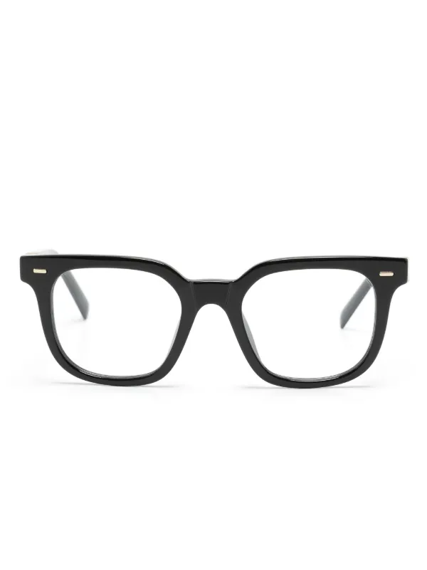 Miu Miu Eyewear スクエア眼鏡フレーム | ブラック | FARFETCH JP