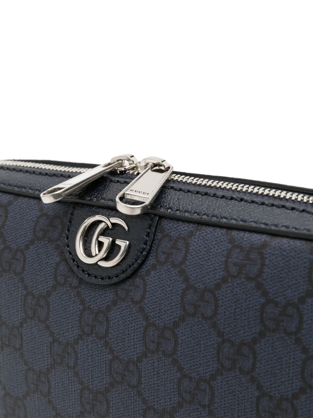Gucci Ophidia GG canvas crossbodytas Blauw