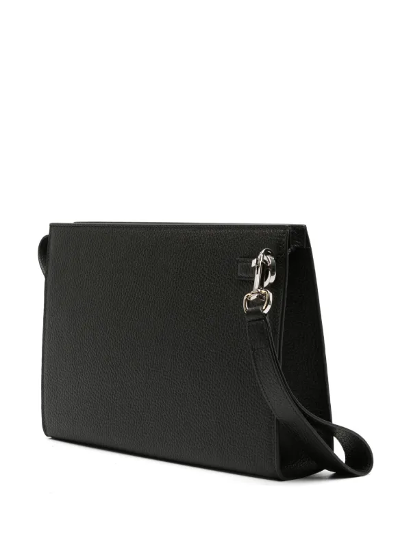 Gucci leather clutch bag online