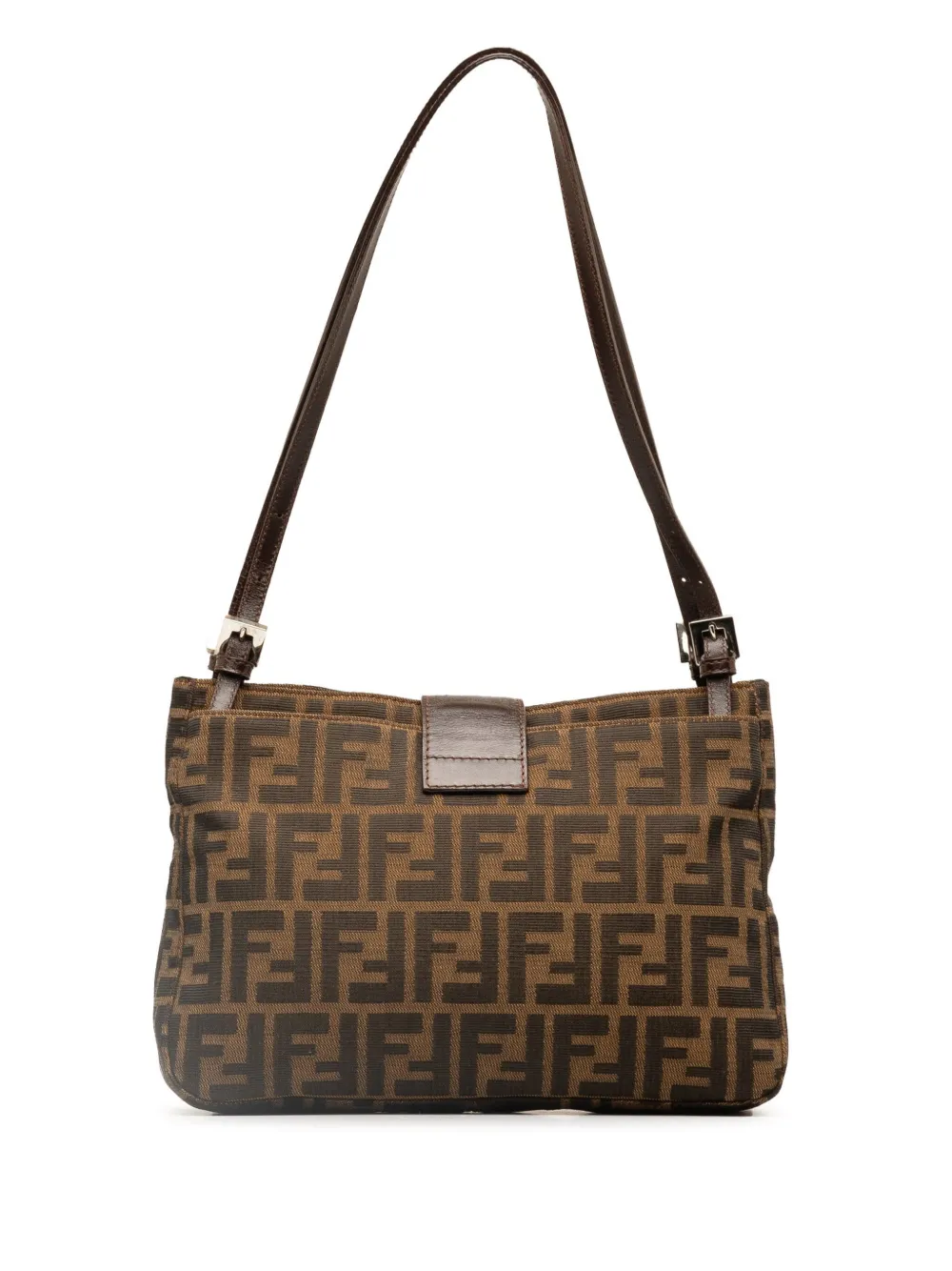 Fendi Pre-Owned 2000-2010 Zucca shoulder bag - Bruin