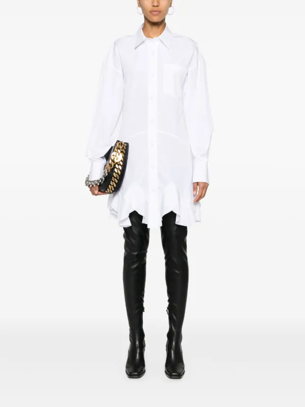 ワンピース Stella Mccartney Poplin Dress Oversized organic cotton-poplin mini shirt dress | NET-A-PORTER