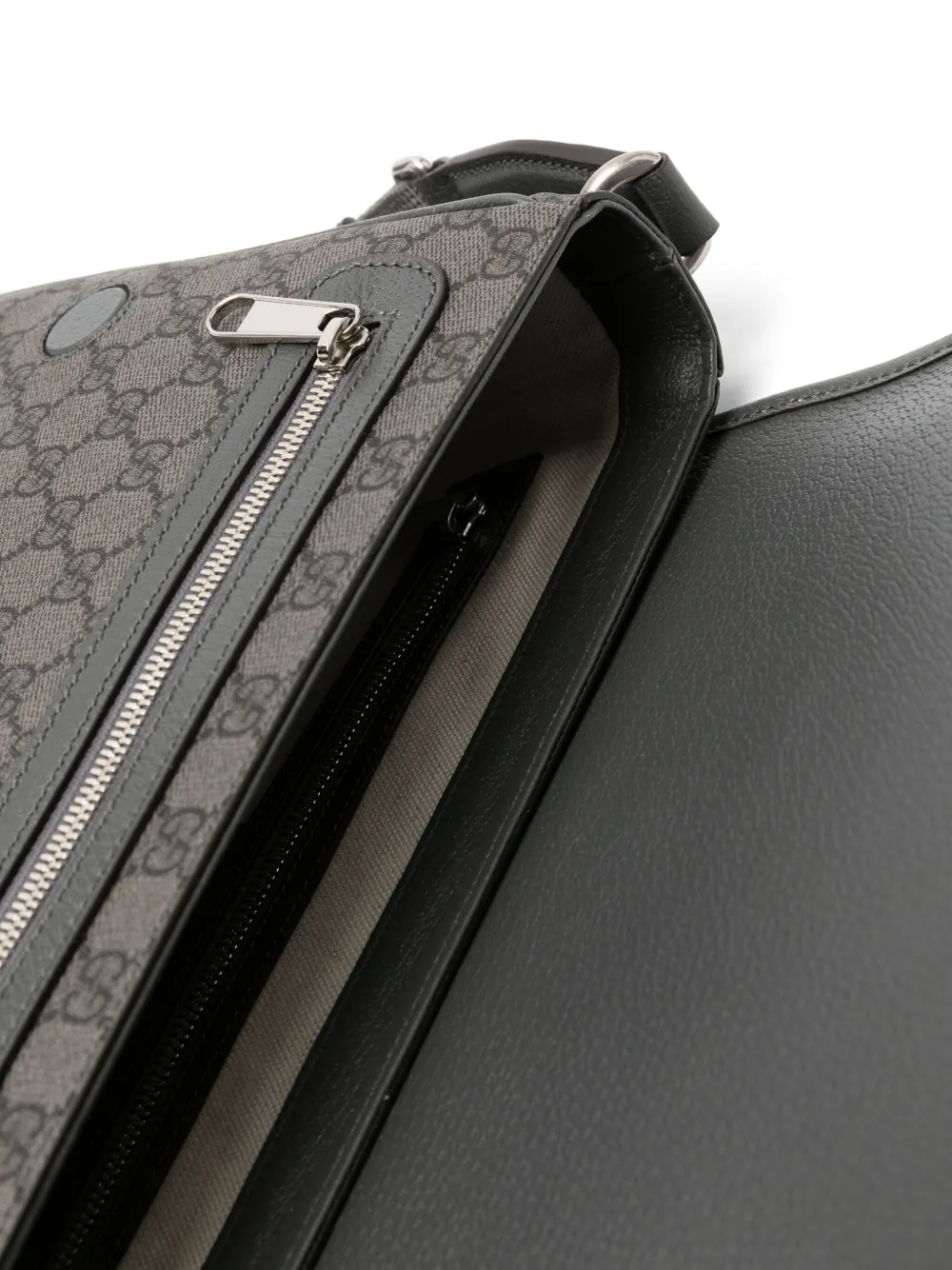Gucci Medium Ophidia Gg Canvas Shoulder Bag In Grau