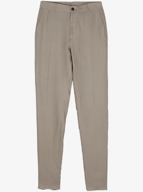 Peserico linen tapered trousers
