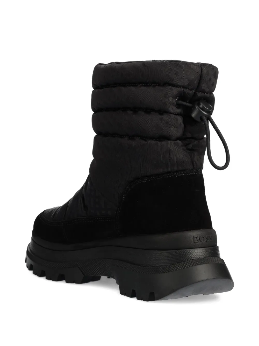 BOSS quilted snow boots Black