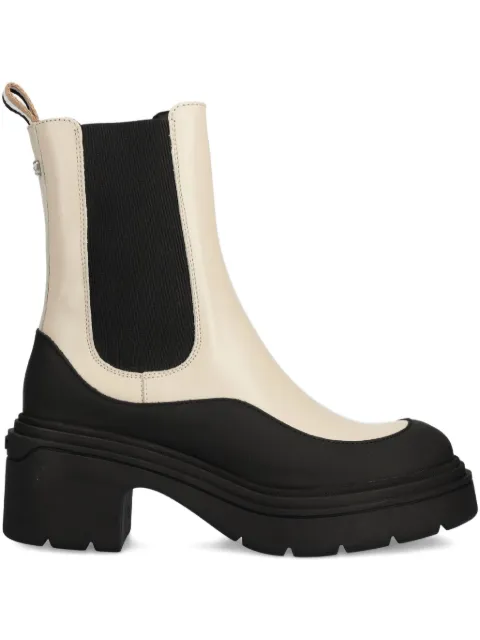 BOSS 70mm elastic-panels platform chelsea boots