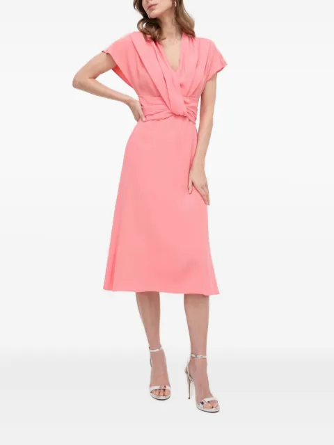 BOSS vestido con detalle retorcido y cuello en V
