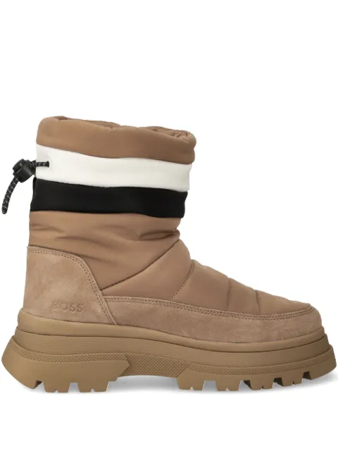 BOSS botas con panel capitonado