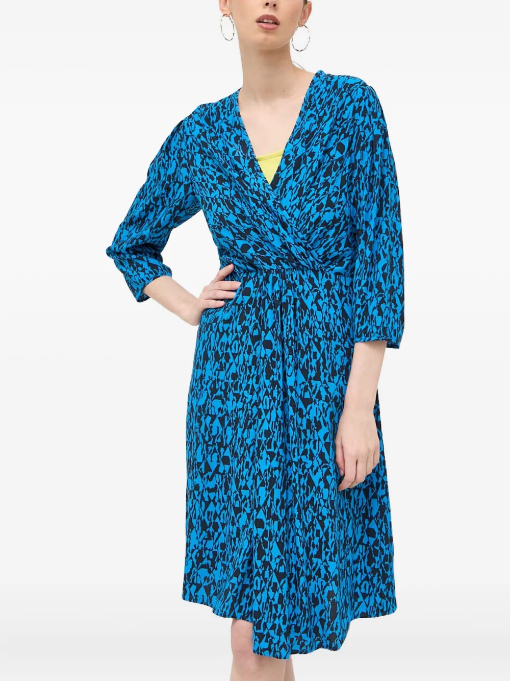 BOSS abstract-print mini dress | Blue | Image 1