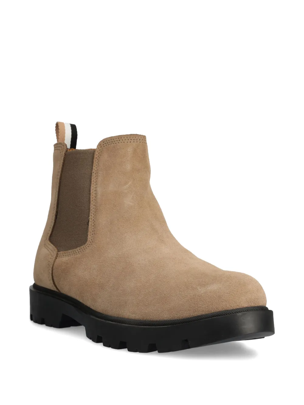 BOSS leather boots Neutrals