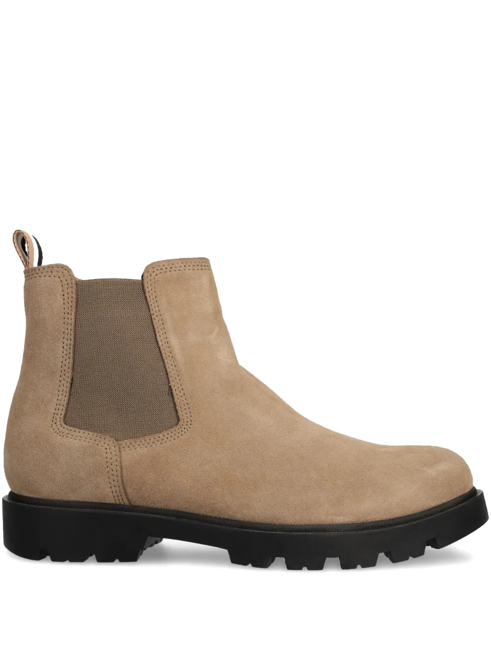 BOSS leather boots Neutrals