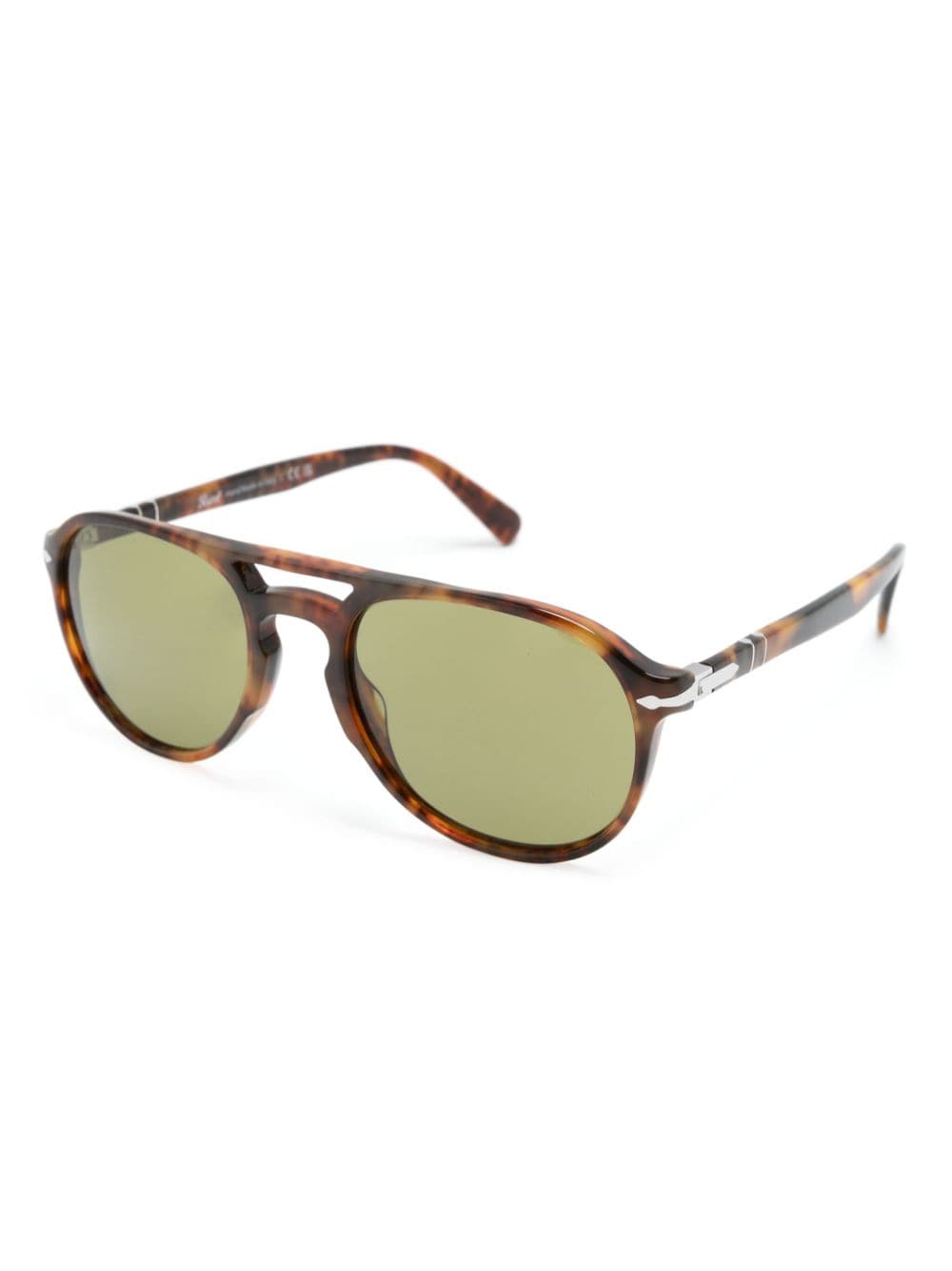 Persol tortoiseshell pilot-frame sunglasses - Bruin