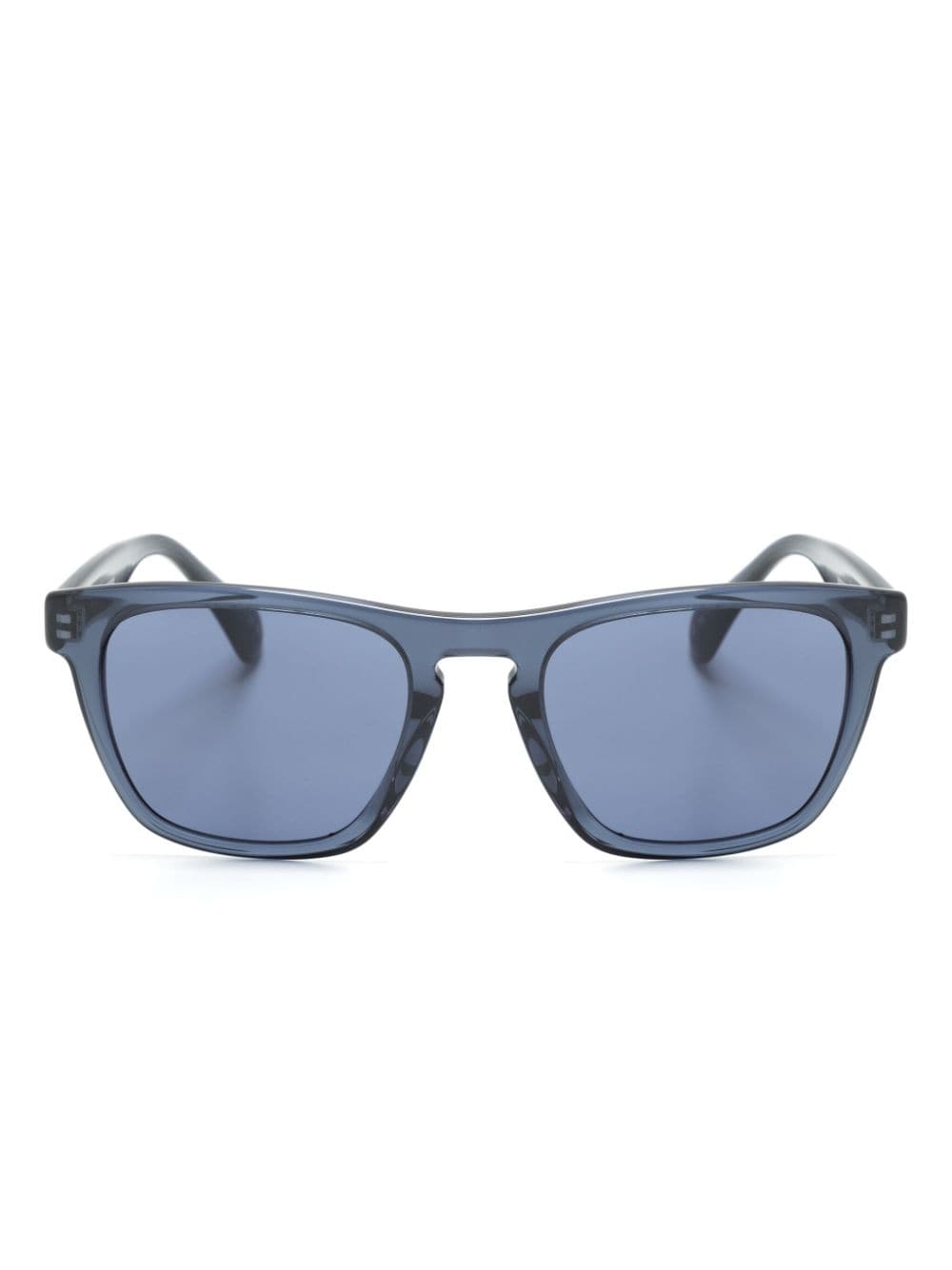 Oliver Peoples R-3 zonnebril met vierkant montuur Blauw